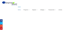 Tablet Screenshot of degreeseed.com